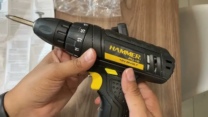 furadeira e parafusadeira hammer 12v